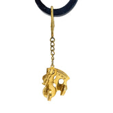 Porte-clés Sextant en laiton et métal NSBK51